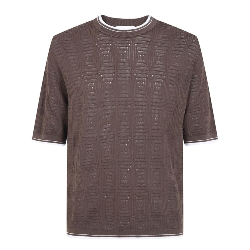 Laneus Men Knitted T-Shirt Man
